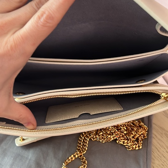 NWT Senreve Pebbled Italian Leather Crossbody Bag In Sand and dust bag included - Picture 12 of 14